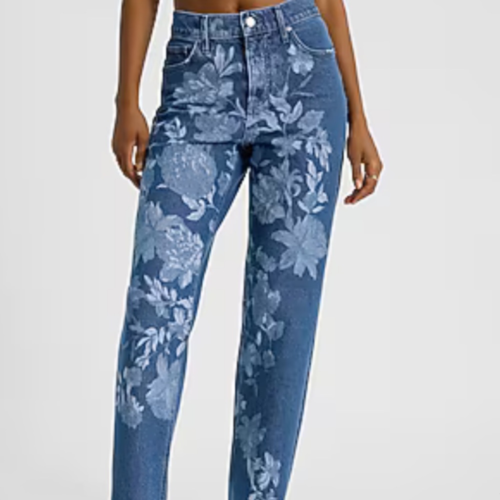 Express Jeans floral pattern